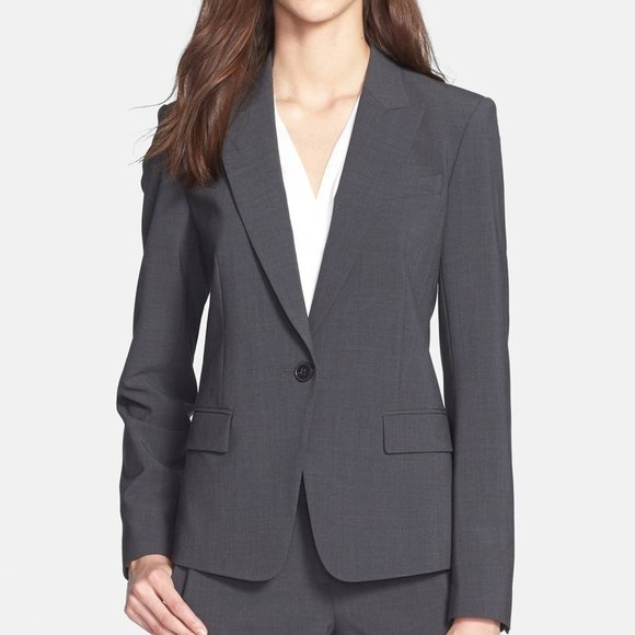 Gabe B. Stretch Wool Blazer by Theory - Picture 1 of 7